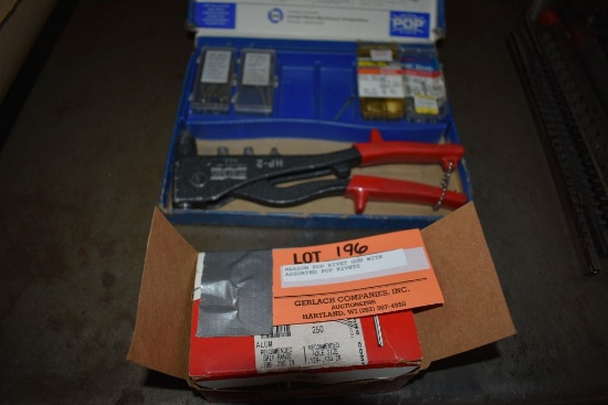 MARSON POP RIVET GUN WITH ASSORTED POP RIVETS