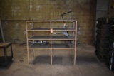 HEAVY DUTY STEEL SHELVING UNIT WITH