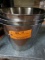 (3) STAINLESS STEEL PAILS