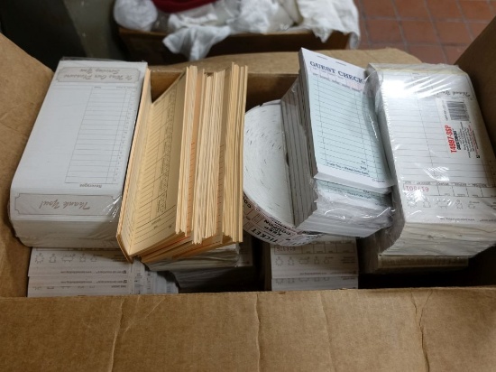 BOX WITH ASSORTED TICKETS
