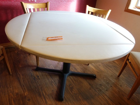TABLE, SQUARE 36" x 36", (4) DROP DOWN LEAVES
