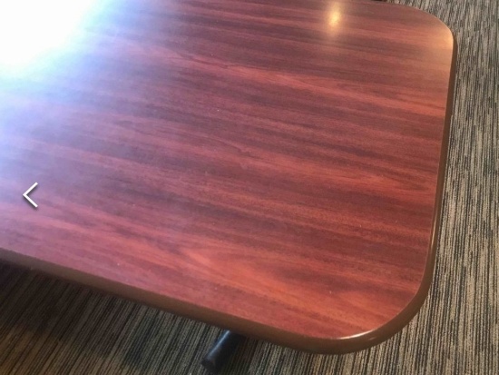 RESTAURANT RECTANGULAR TABLE, 31" X 67" WOODGRAIN TOP