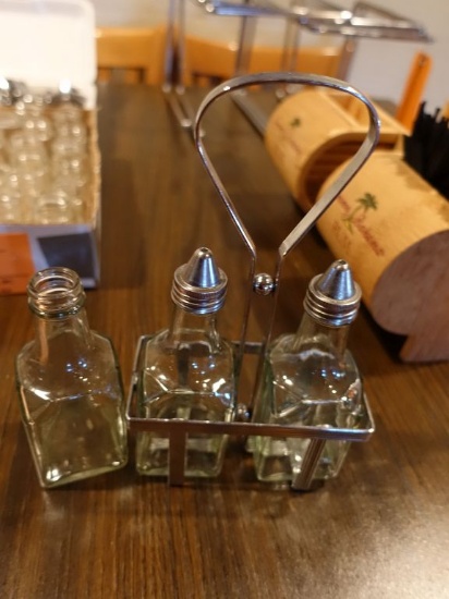 CADDY AND VINEGAR DISPENSERS
