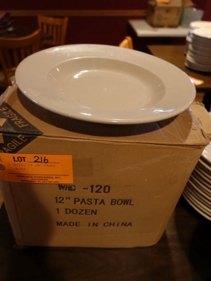 (1) DOZEN OF 12" PASTA BOWLS