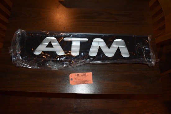 ATM SIGN APPROX 6" X 24"