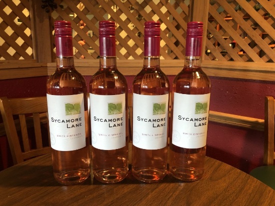 (4) SYCAMORE LANE WHITE ZINFANDEL- CALIFORNIA, 750 ML