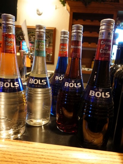 (4) BOLS AMSTERDAM LIQUEURS, 1 LITER,