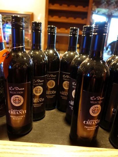 (6) BOTTLES OF LO DUCA CALIFORNIA CHIANTI WINE,