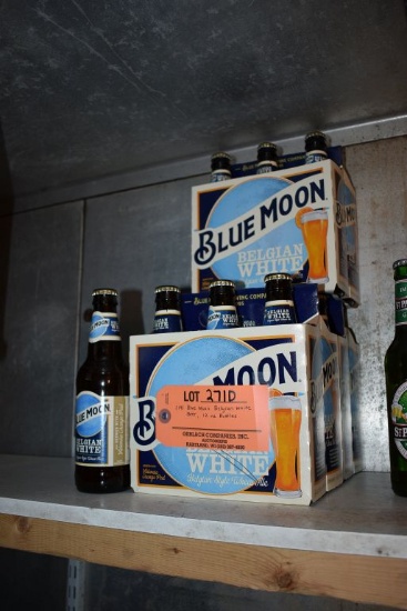 (19) BLUE MOON BELGIAN WHITE BEER, 12 OZ. BOTTLES