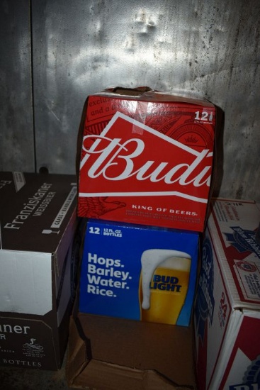 12-PACK OF BUD LIGHT, 12 OZ. BOTTLES AND