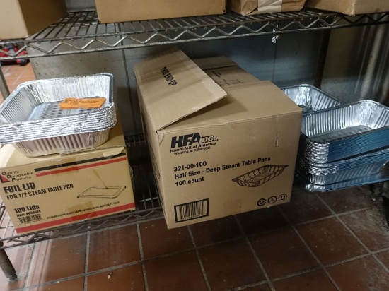 1/4 SIZE, HALF SIZE AND FULL SIZE DISPOSABLE STEAM TABLE PANS