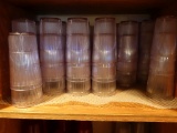 SHELF WITH 24 OZ. TUMBLERS, MOST 6