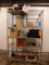 FREEZER STYLE SHELVING UNIT ON CASTERS, 4'W x 2' DEEP WITH