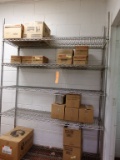 FREEZER STYLE SHELVING UNIT, 5'W X 18