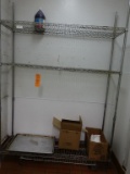 FREEZER STYLE SHELVING UNIT, 5'W X 18