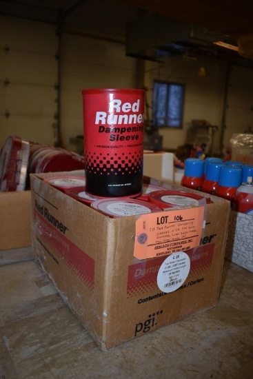(7) RED RUNNER DAMPENING SLEEVES, C-28,