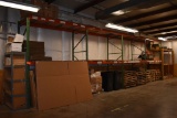 (4) SECTIONS OF STEEL PALLET RACKING, 42
