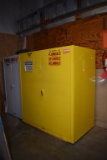 JUSTRITE COMBUSTIBLE LIQUID FLAMMABLE STORAGE CABINET,