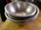 (6) STAINLESS STEEL MIXING BOWLS, UP TO 13
