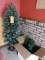 5' HIGH SMALL LIGHTED CHRISTMAS TREE AND BOX OF