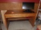 SMALL OAK DESK WITH DRAWER & PULL-OUT TRAY,