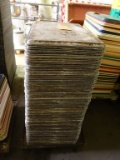 APPROX. 100 PERFORATED ALUMINUM BAKERY TRAYS ON