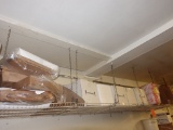 (8) WALL/CEILING HUNG SHELVES WITH CONTENTS, PAPER