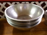 (6) STAINLESS STEEL MIXING BOWLS, 16