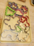 TRAY WITH ASSORTED COOKIE CUTTERS
