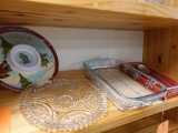 UTENSIL SERVING SET, HOLIDAY PANS AND CAKE TRAY