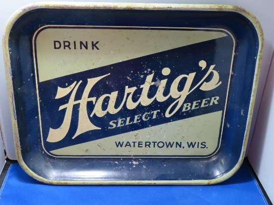 DRINK HARTIG'S SELECT BEER, WATERTOWN, WIS.