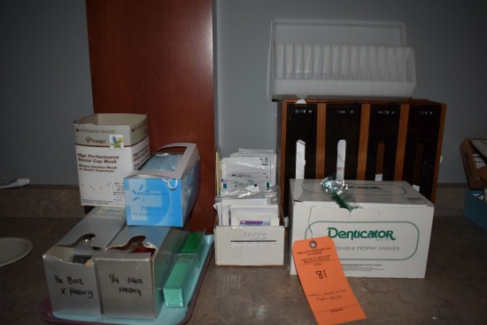 MASKS, BANDS AND DISPOSABLE PROPHY ANGLES