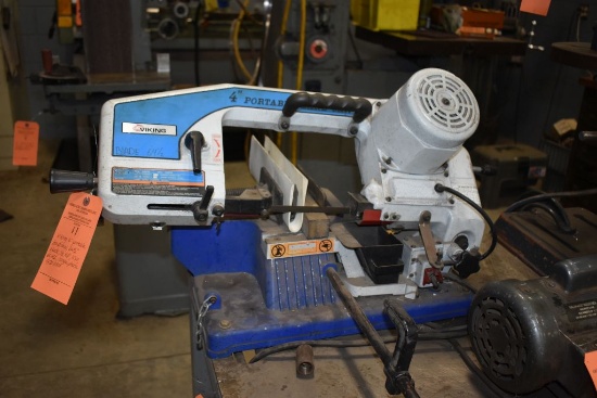 VIKING 4" PORTABLE BAND SAW, 64 1/2" BLADE,