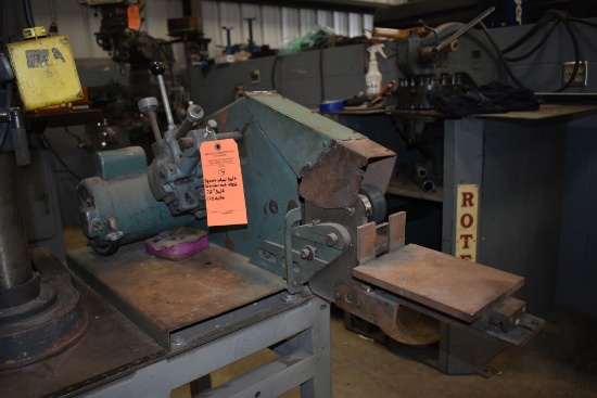 SQUARE WHEEL BELT GRINDER, MODEL 4102, 72" BELT, 110 VOLTS