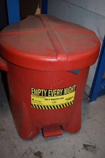 SAFETY CAN, (OILY WASTE CAN),
