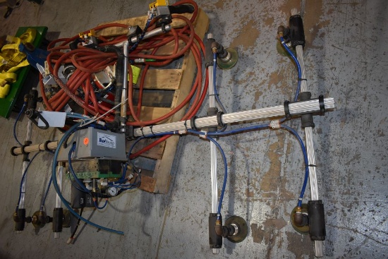 KNIGHT LIFT WITH TOOLHOUSE PNEUMATIC BOX LIFTER,