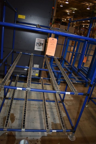 BLUE GRAVITY RACK, NO CASTERS, THREE LEVELS,