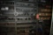 (3) METAL SHELVING UNITS WITH 1960'S CLUTCH PLATES,