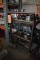 THREE TIER METAL SHOP CART WITH HONDA HARD PARTS