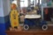 VINTAGE DECOR METAL GAS PUMP 