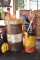 OIL DRAIN AND FUNNELS