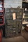 METAL PARTS CABINET WITH APPROX. 49 DRAWERS WITH
