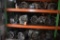 SUBARU, NISSAN, HONDA, TOYOTA ON THREE SHELVES