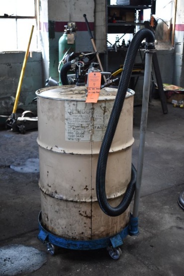 OIL VAC DRUM, IN AND OUT FLOW
