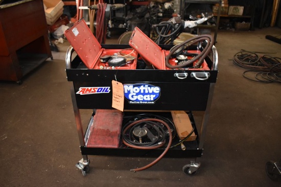 OIL PRESSURE TESTERS WITH CART
