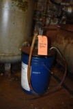PARTIAL FIVE GALLON PAIL OF COMPRESSOR OIL