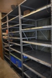 (3) METAL SHELVING UNITS, EMPTY