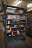 SINGLE 4' WIDE METAL SHELVING UNIT, **NO CONTENTS**