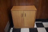 MAPLE 2 DOOR STORAGE CABINET, 15
