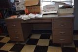 (2) METAL DESKS